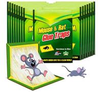 Tccydm Piège à Souris 16 Pièces, Plaques Collantes avec Colle Ultra Puissante, Piège à Rat et Anti Rongeur sans Poison, Plaque de Glu Efficace pour Intérieur et Extérieur Maison Cuisine Jardin