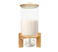 TCICOP Distributeur de céréales 7,5 l - 20 x 30 cm - Avec verre doseur de 500 ml - Convient pour le stockage du riz et de la farine