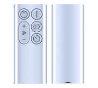 TCNOUMT Nouvelle Télécommande de ventilateur sans feuille compatible avec le ventilateur purificateur d'air Dyson BP01 Pure Cool Me Argent, Pas de fonction magnétique (Numéro de pièce : 970192-01)
