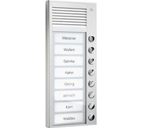 TCS AG TCS Audio Poste extérieur PAK08-EN 8 touches 1 rangée AP argent