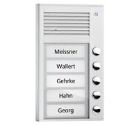 TCS AG TCS Audio Station extérieure PAK05-EN 5 touches 1-rang AP argent