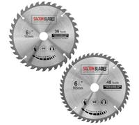 TCT165MXASK Saxton TCT lames de scie circulaire pour le bois 165 mm x 20 mm (16 mm bague) Pack A compatible avec Bosch Makita Dewalt etc