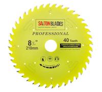 TCT21040TPRO Saxton gamme professionnelle TCT lame de scie circulaire 210 mm x 40 dents x 30 mm alésage, 16, 20, 25 mm, 25,4 mm bagues de réduction