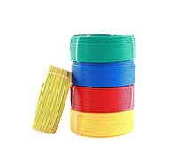 TCVCTNMZTX 10 mètres de fil d'aluminium National Standard Core Câble Strand BLV 2.5/4 Mm2 carré en plein air Fil électrique(Rosso,2.5mm2 (10M))