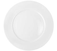 Tczecoo Lot de 6 assiettes à dessert rondes en céramique de 20 cm - Blanches
