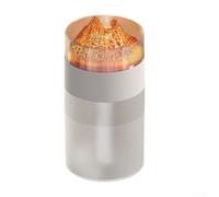 TDCuizent Humidificateur de voiture - Brume froide - 250 ml - USB - Diffuseur d'aromathérapie portable - Pour intérieur de voiture, bureau à domicile - Blanc