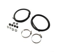 TDCuizent Kit de tuyau de chlorinateur hors-ligne pour Hayward CL200 CL220 Series Kit de connexion d'alimentation de piscine avec collier de serrage de selle de vidange 1,2 m Raccords de tuyaux écrous