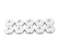 TDCuizent Lot de 10 écrous de barre de guidage M8 pour tronçonneuse MS 170 180 250 361 440 660 avec pas de 1,25 mm et accessoires d'outils électriques de jardin de 19 mm