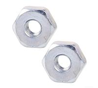 TDCuizent Lot de 10 écrous de guidage M8 de rechange pour tronçonneuse MS 171 180 181 192T 211 231 250 251 291 311 361 362 381 391 440 441 461 660 en métal argenté 22 mm de diamètre 7 mm Hauteur