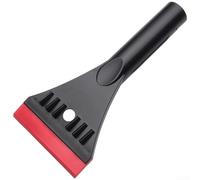 TDCuizent Lot de 2 spatules à neige pour voiture - Double face - En PVC flexible - Poignée ergonomique - Sans danger - Basse température - ABS - Nettoyage du verre d'hiver (bleu)