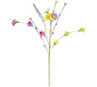 TDCuizent Lot de 8 branches de fleurs artificielles en mousse de 55,9 cm - Fleurs artificielles réalistes - Tiges décoratives pour décoration d'intérieur, bouquet de bricolage, arrangement de mariage