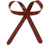 TDCuizent Nœud en métal pour maison, bar, café, décoration de Noël de style vintage, décoration murale en fer, pièce d'art festive élégante pour fête intérieure, mariage, bordeaux, rose doré, options