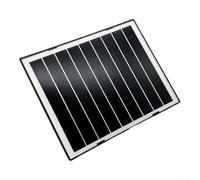 TDCuizent Panneau solaire 7 W pour caméra de sécurité IP65 étanche monocristallin avec support réglable à 360° USB et USB-C Kit d'alimentation (noir)