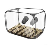 TDCuizent Still Air Box pour la culture de champignons, chambre de mycologie portable avec gants, tente de culture stérile en PVC transparent pour les amateurs de jardin à la maison, design pliable
