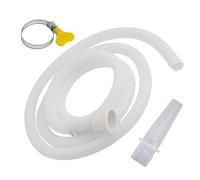 TDCuizent - Tuyau de vidange pour climatiseur en TPE flexible, tuyau de drainage multi-longueur, tube de sortie d’eau pour unités de climatisation, déshumidificateurs, machines à laver avec raccords à