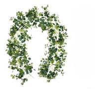 TDCuizent Vigne d'acacia artificielle de 2 m avec fleurs, feuilles artificielles en soie pour décoration d'arche de mariage, guirlande florale réaliste pour événements et accessoires de photographie