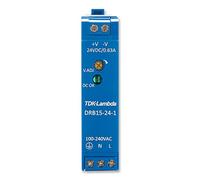 TDK Lambda Drb-15-24-1 AC/DC Alimentation rail Din, compact, réglable, fixe, 85 V, 264 V, 15.12 W, 24 V, 630 MA