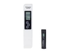 TDS Meter Kits De Test D'eau, Portable 3 En 1 Kit De Test De Température EC De Haute Précision Testeur Numérique De Qualité De L'eau Pour L'eau Domestique, la Culture Hydroponique, les Plantes, le Sol