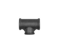 RIEGLER Riegler Té 130, réduction, Rp 1, Rp 3/4, Rp 1, fonte malléable noire Quantité:1