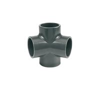Té 4 voies PVC pression 90° Ø 50 mm - Fitt