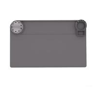 Te-733 Tapis de soudure en silicone résistant à la chaleur pour réparation électronique Kit de station de brasage antidérapant Gris 45 x 28 cm Outil de bureau