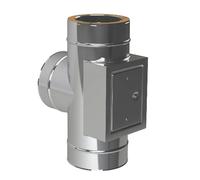 Té 90° avec trappe de visite arriere - double paroi - Reuter DW-GREEN 200 mm