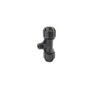 Té 90° Compression PE avec Dérivation Mâle BSP | PN16 - Ø A: 50mm | Ø B: 1''1/2