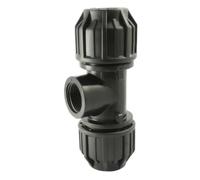 Té à Dérivation Femelle PE Plastique/Diam 20 - 15X21(1/2")/Femelle