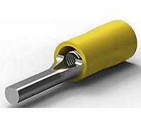 TE Connectivity 165085 Cosse à embout 2.70 mm² 6.60 mm² partiellement isolé jaune
