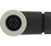 TE Connectivity T4112402041-000 Connecteur non confectionné pour capteurs/actionneurs M12 femelle, coudé Nombre de pôles: 4 1 pc(s)