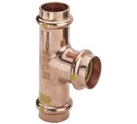 Viega Profipress G Pièce en T 346034 22 x 18 x 22 mm, cuivre, SC-Contur