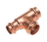 Té cuivre réduit à sertir Press - diamètre 28x22x22 mm CONEX BANNINGER
