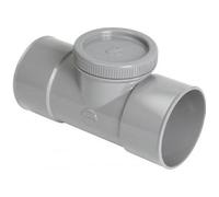 Té de visite avec bouchon en pvc - femelle-femelle - Ø 100 mm - G2T NICOLL