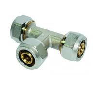 Té égal à compression pour tube multicouche - diam 20 mm BOUTTÉ