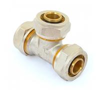 Té égal à compression pour tube multicouche - diam 26 mm BOUTTÉ