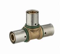 Té égal à sertir profil TH pour tube PER NOYON & THIEBAULT - Bague à sertir en inox - 3790