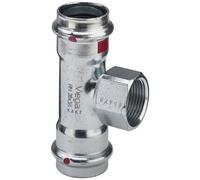 Viega Prestabo Té Filetage R avec SC-Contur avec filetage intérieur Polygone 22x3/4x22mm Modèle 1117.2