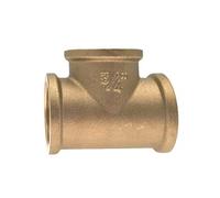 Té femelle laiton à visser Ø 3/4" - lot de 5