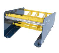 te-office distributeur d'étiquettes labelspender en acier pour étiquettes adhésives APPAREIL DE TABLE manuelle à 212 mm incluant 3 rollenteiler