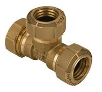 Té pour tube PE - à serrage extérieur - 20 mm - Tof Push OT EFFEBI