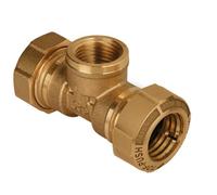 Té pour tube PE - serrage extérieur - F1"1/4-40 - Tof Push EFFEBI