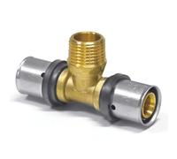 Té Pressfitting 16mm - Raccord Multicouche Laiton