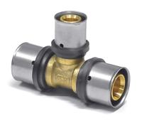 Té Pressfitting Réduit, 32mm, Raccord Cuivre Pressfitting, Fabrication Allemande