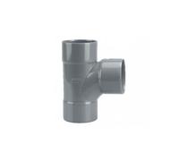 Té pvc pied de biche 90° femelle-femelle - WAVIN