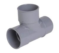 té pvc - pied de biche - femelle / femelle - 87 degrés30 - diamètre 50 mm - nicoll tj188