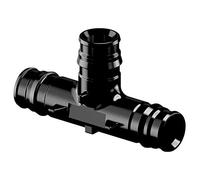 Te Q&E PPSU UN 20x20x20 avec filetage mâle/femelle conforme à EN 10226-1 Noir (référence 1008685)