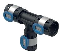 Geberit Pièce en T FlowFit 620142001 DN 20/20/15, Ø 25/25/20 mm, 12,4 cm, réduite