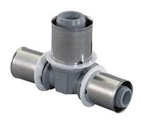 Té réduit PPSU S-Press, pour tuyau multicouche, 16-50 millimètres de diamètre, 20 x 16 x 20, couleur grise (référence 1022724)