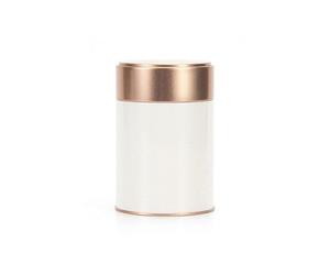 Tea Containers Teaware Storage Holder Candy Box Teaware Tea Tin Container Kitchen Storage Box Tinplate Material 4 Colors White