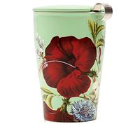 Tea Forté Kati Cup Fleur | Mug Tasse à Infuseur inox amovible | Porcelaine de qualité | 350 ml